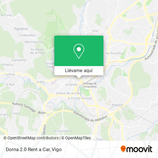 Mapa Dorna 2.0 Rent a Car