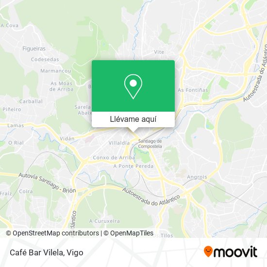 Mapa Café Bar Vilela