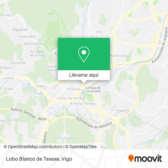 Mapa Lobo Blanco de Texexe