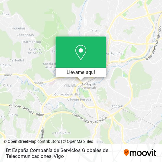 Mapa Bt España Compañía de Servicios Globales de Telecomunicaciones