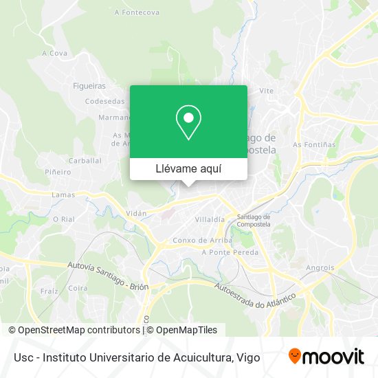 Mapa Usc - Instituto Universitario de Acuicultura