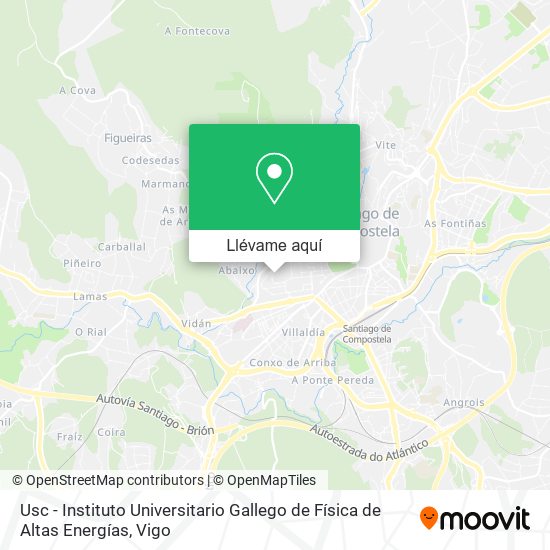 Mapa Usc - Instituto Universitario Gallego de Física de Altas Energías