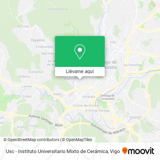 Mapa Usc - Instituto Universitario Mixto de Cerámica
