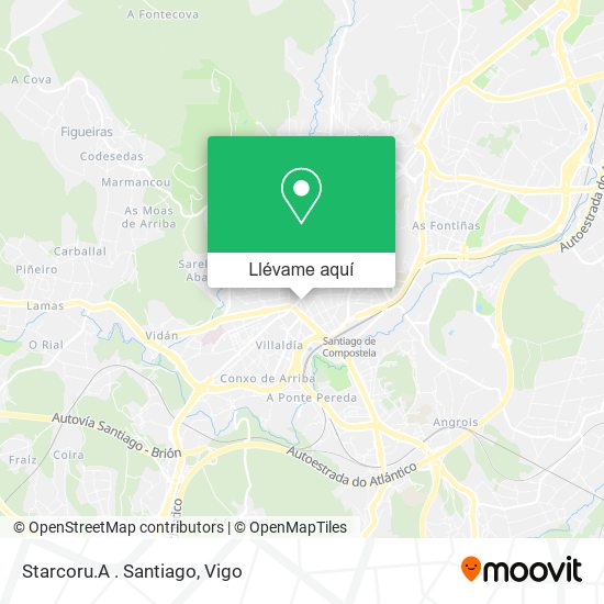 Mapa Starcoru.A . Santiago