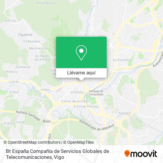 Mapa Bt España Compañía de Servicios Globales de Telecomunicaciones