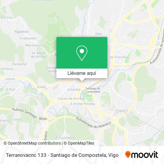 Mapa Terranovacnc 133 - Santiago de Compostela