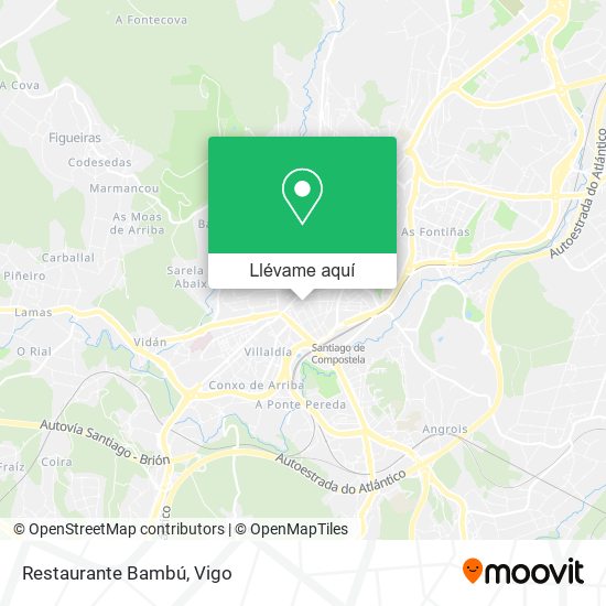 Mapa Restaurante Bambú
