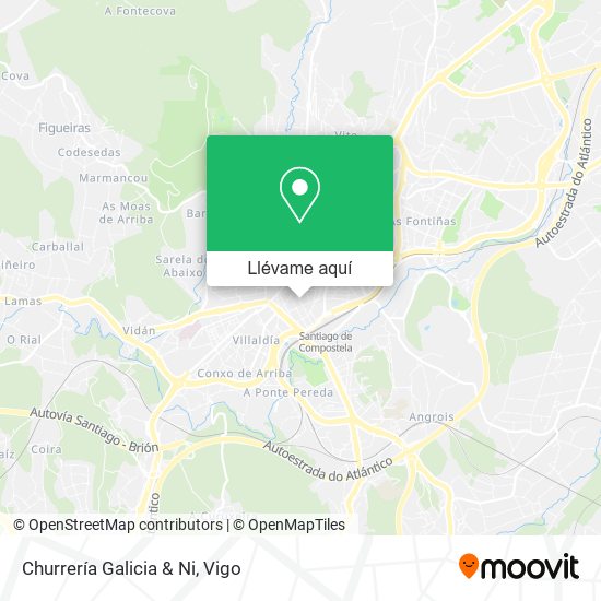 Mapa Churrería Galicia & Ni