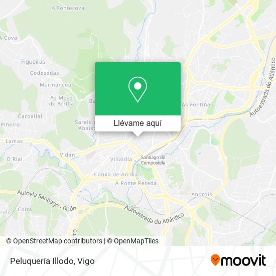 Mapa Peluquería Illodo