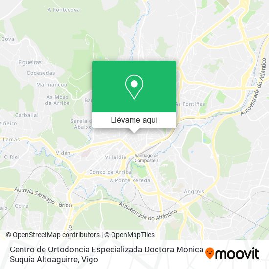 Mapa Centro de Ortodoncia Especializada Doctora Mónica Suquia Altoaguirre