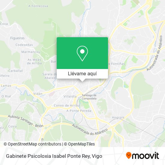 Mapa Gabinete Psicoloxia Isabel Ponte Rey