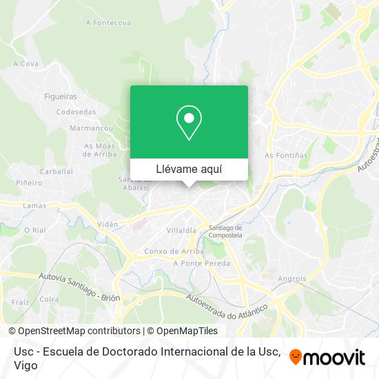 Mapa Usc - Escuela de Doctorado Internacional de la Usc