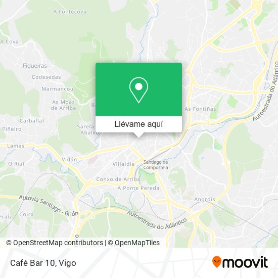 Mapa Café Bar 10