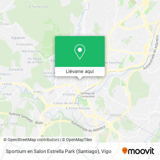 Mapa Sportium en Salon Estrella Park (Santiago)