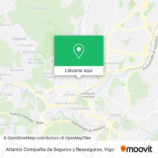 Mapa Atlantis Compañía de Seguros y Reaseguros