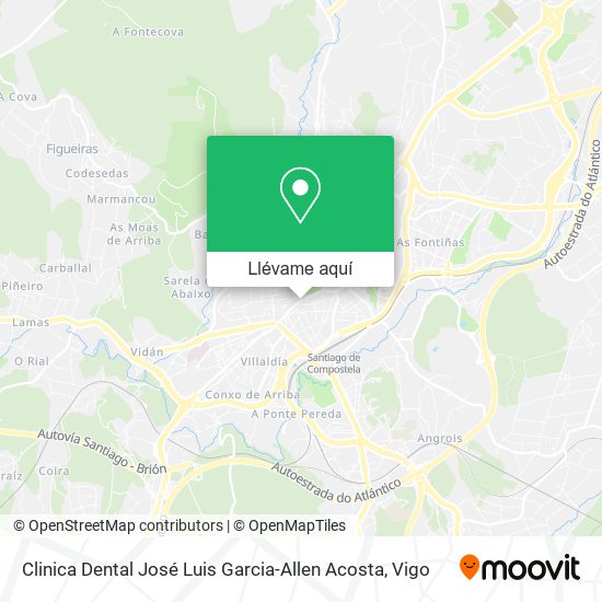 Mapa Clinica Dental José Luis Garcia-Allen Acosta