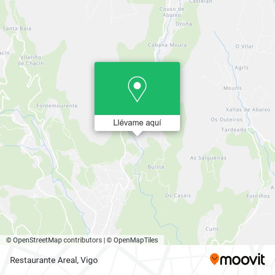 Mapa Restaurante Areal