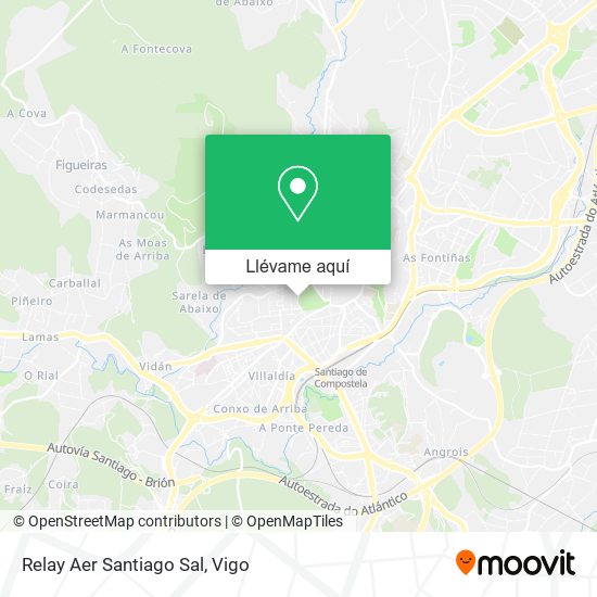 Mapa Relay Aer Santiago Sal