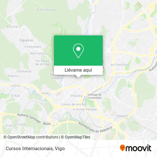 Mapa Cursos Internacionais