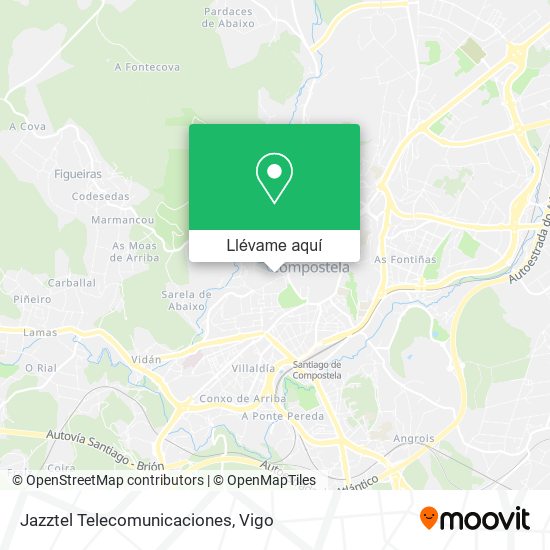 Mapa Jazztel Telecomunicaciones