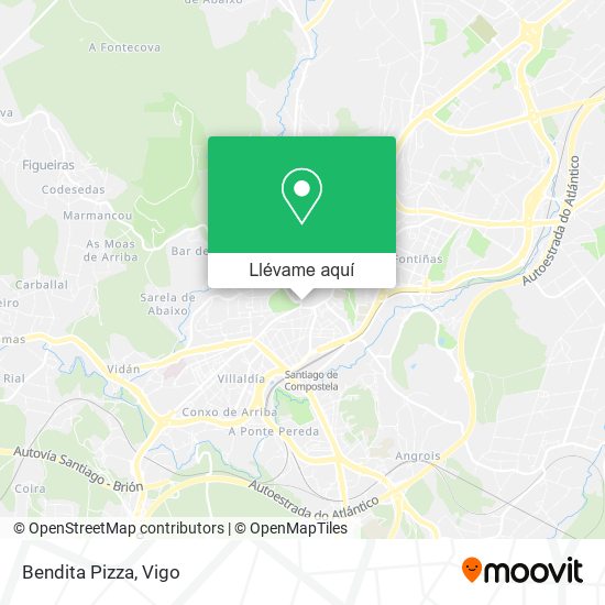 Mapa Bendita Pizza