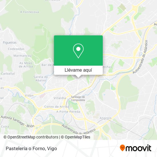 Mapa Pastelería o Forno