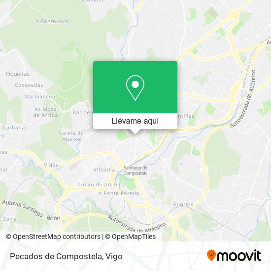 Mapa Pecados de Compostela
