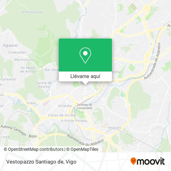 Mapa Vestopazzo Santiago de