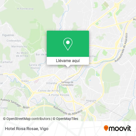 Mapa Hotel Rosa Rosae