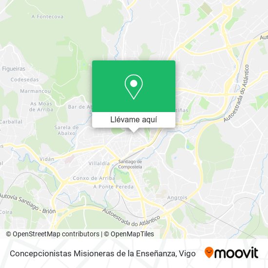 Mapa Concepcionistas Misioneras de la Enseñanza