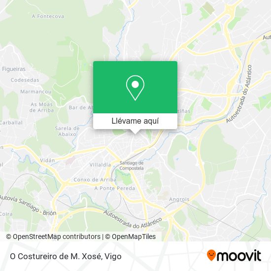 Mapa O Costureiro de M. Xosé
