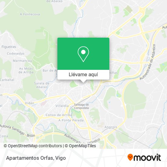 Mapa Apartamentos Orfas