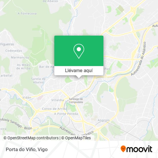 Mapa Porta do Viño