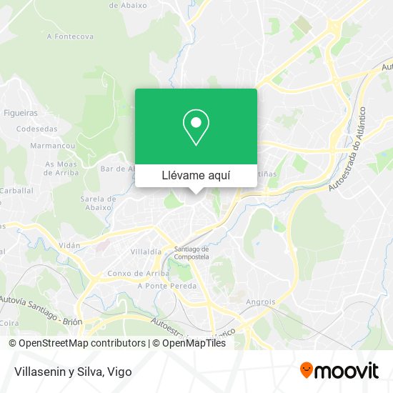 Mapa Villasenin y Silva