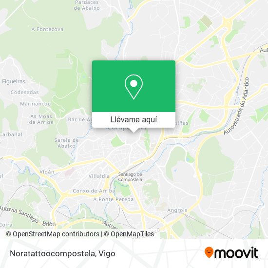 Mapa Noratattoocompostela
