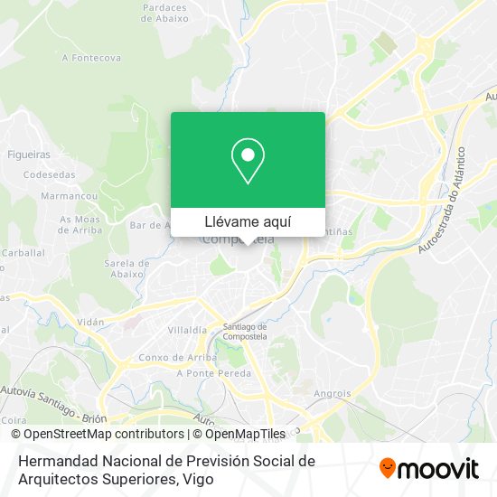 Mapa Hermandad Nacional de Previsión Social de Arquitectos Superiores
