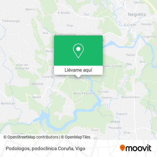 Mapa Podologos, podoclínica Coruña