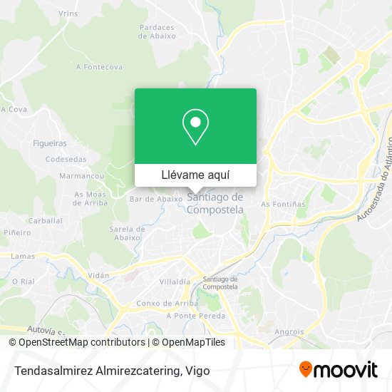 Mapa Tendasalmirez Almirezcatering