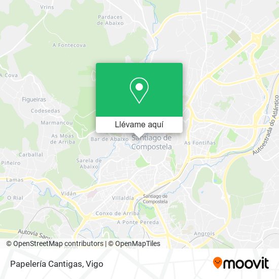 Mapa Papelería Cantigas