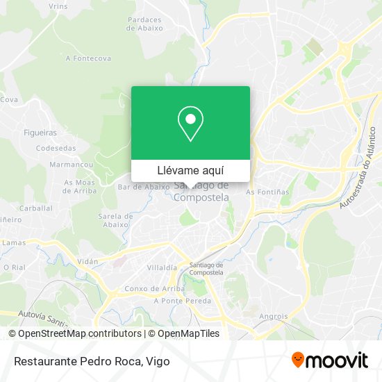 Mapa Restaurante Pedro Roca