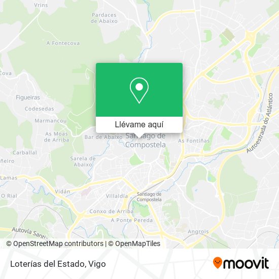 Mapa Loterías del Estado