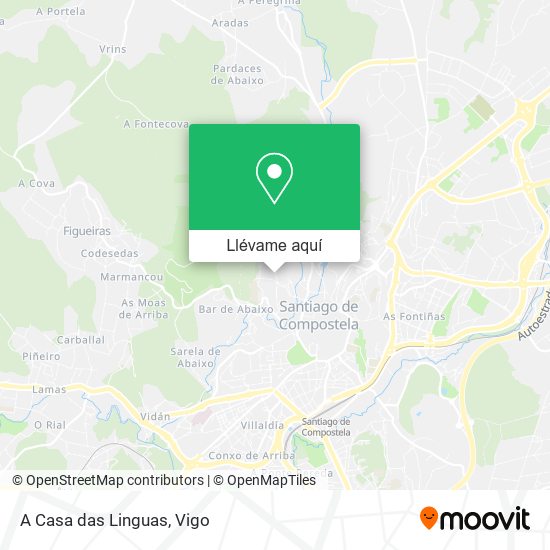 Mapa A Casa das Linguas