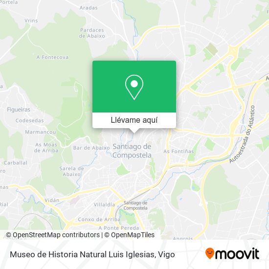 Mapa Museo de Historia Natural Luis Iglesias