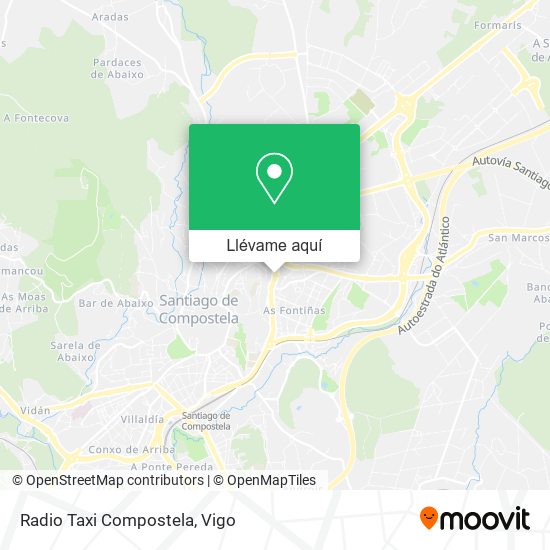 Mapa Radio Taxi Compostela