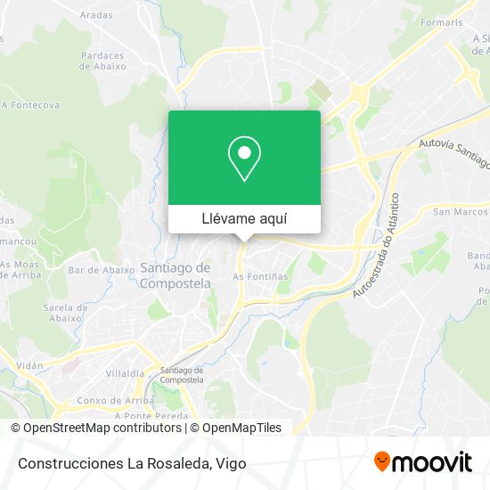 Mapa Construcciones La Rosaleda