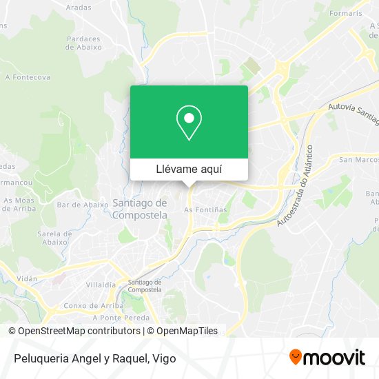 Mapa Peluqueria Angel y Raquel