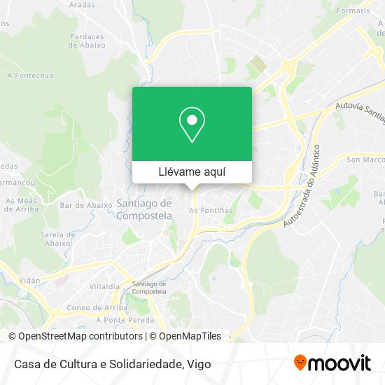 Mapa Casa de Cultura e Solidariedade