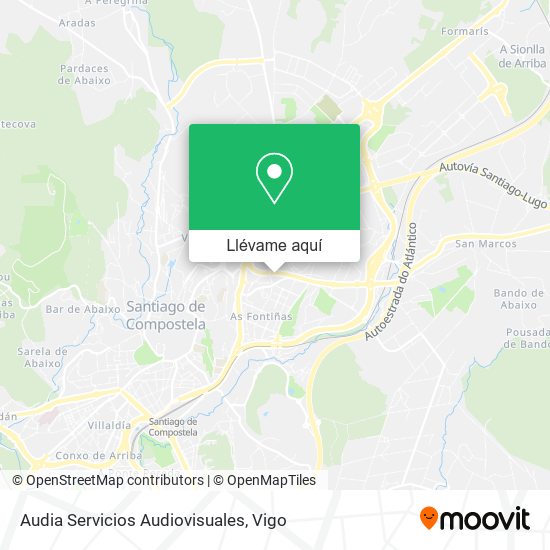 Mapa Audia Servicios Audiovisuales