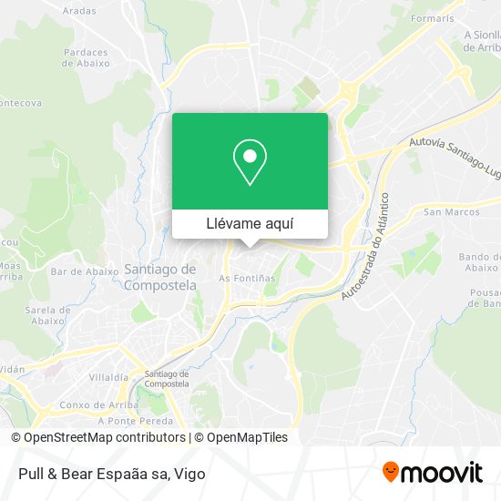 Mapa Pull & Bear Espaãa sa