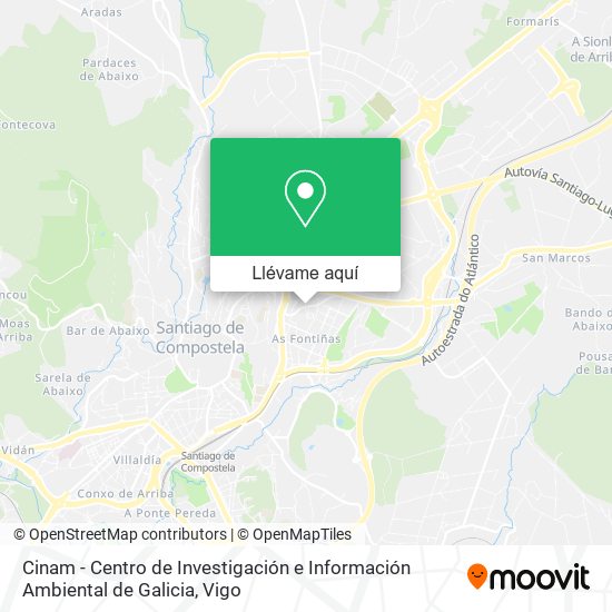 Mapa Cinam - Centro de Investigación e Información Ambiental de Galicia